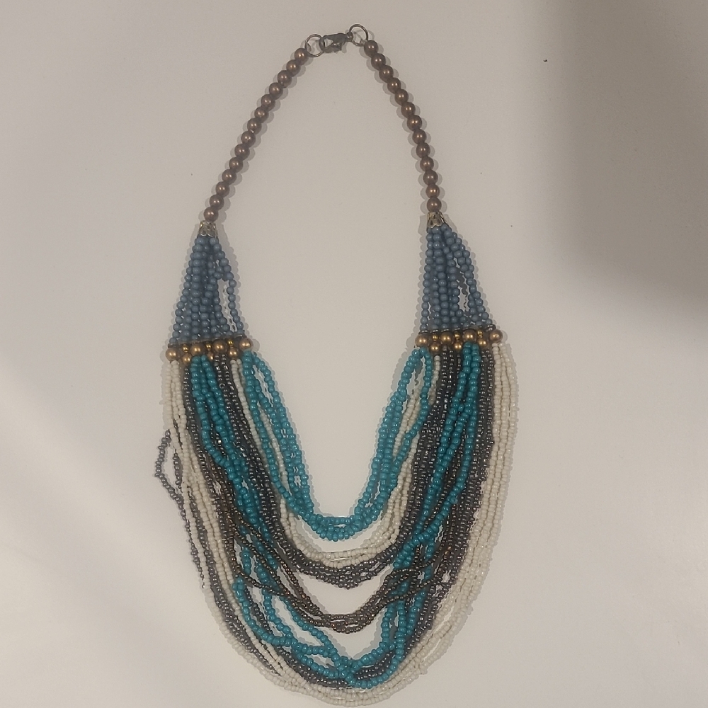 Multicolor Boho Beaded Necklace